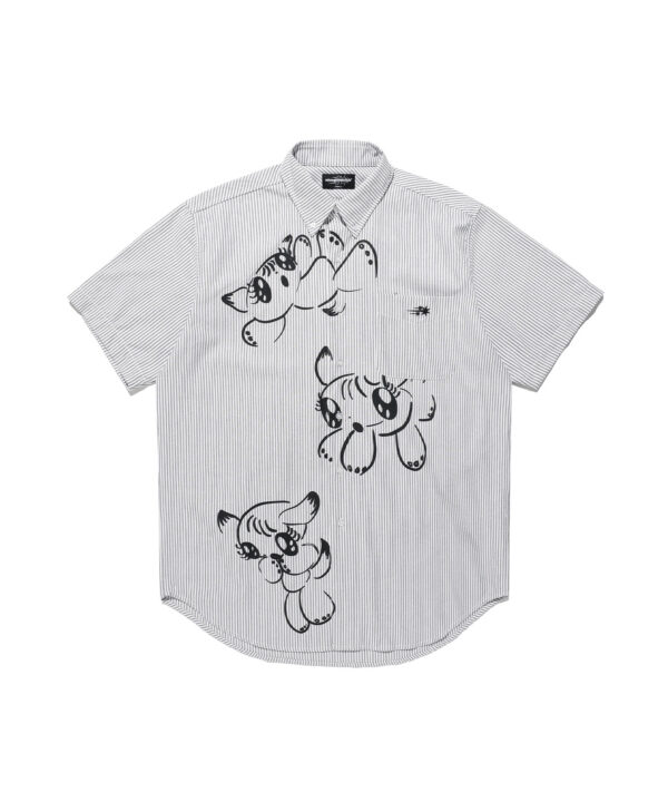 Baby Guardians stripe big big half shirt 韓國小眾品牌襯衫