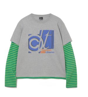 Teket-Stress Fix Layered L/S Tee 拼接假兩件薄長袖(多色)