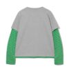 Teket-Stress Fix Layered L/S Tee 拼接假兩件薄長袖(多色)