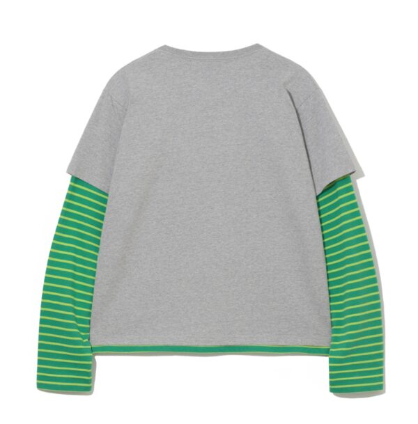 Teket-Stress Fix Layered L/S Tee 拼接假兩件薄長袖(多色)