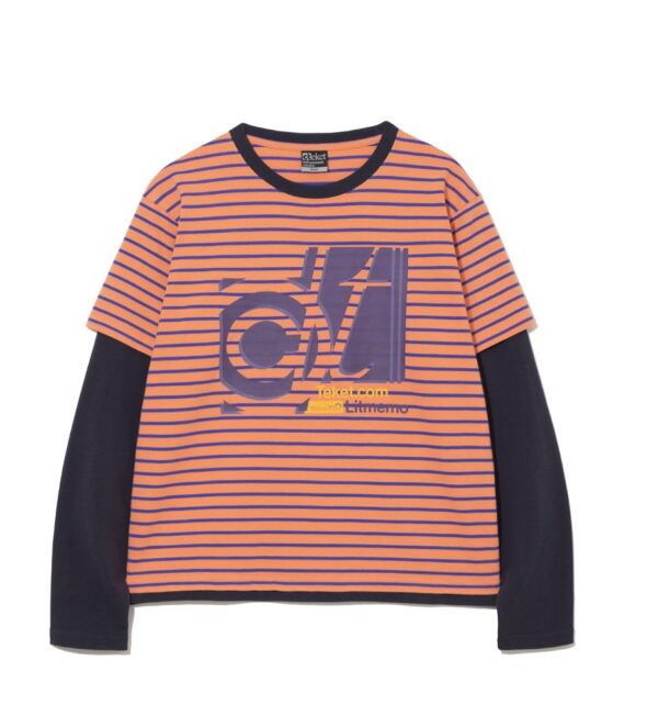 Teket-Stress Fix Layered L/S Tee 拼接假兩件薄長袖(多色)