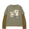 Teket-Stress Fix Layered L/S Tee 拼接假兩件薄長袖(多色)