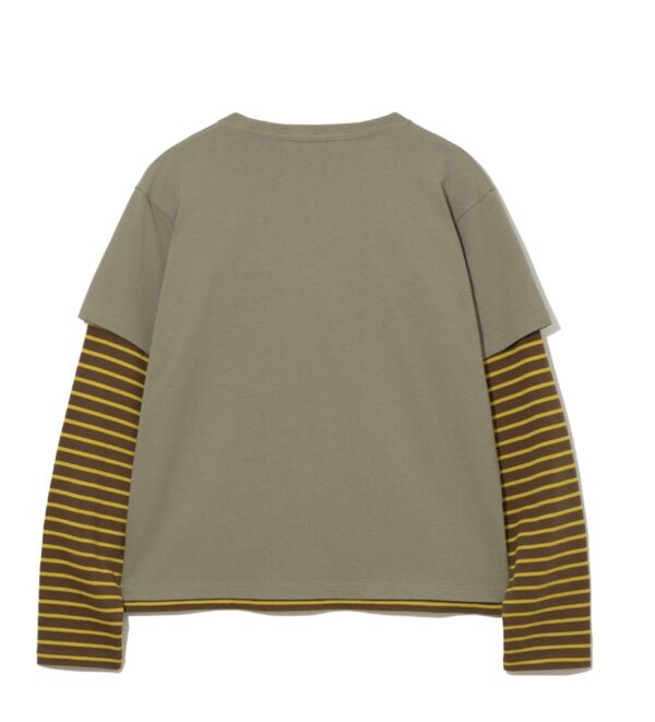 Teket-Stress Fix Layered L/S Tee 拼接假兩件薄長袖(多色)