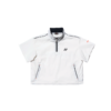 Yonex-20262白色短袖立領抽繩排汗衣(女)