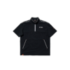 Yonex-20262黑色短袖立領抽繩排汗衣