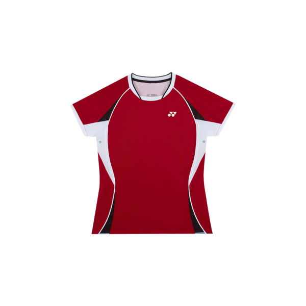 Yonex-2026紅色排汗短袖(女)