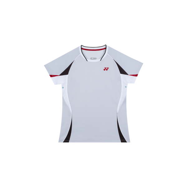 Yonex-2026鐵灰排汗紅標短袖(女)