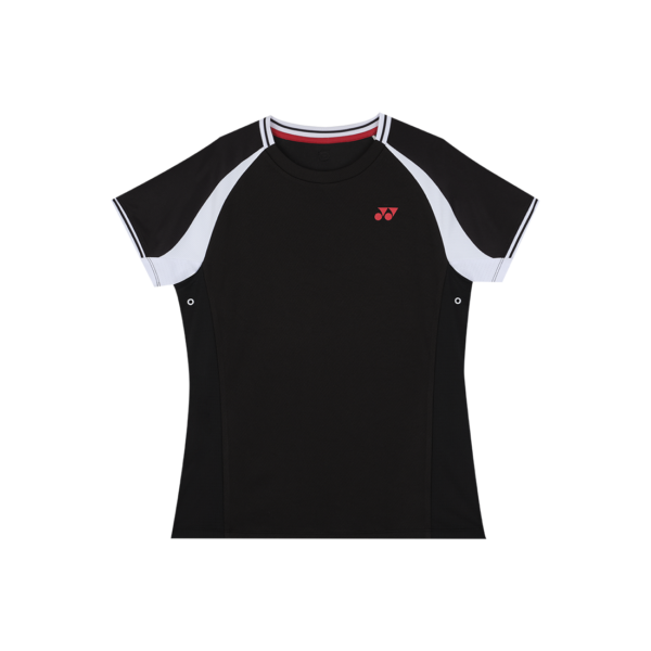 Yonex-2026黑色紅標短袖排汗衣(女)
