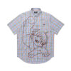 Niceghostclub-Angel check big big half shirt