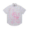 Niceghostclub-Angel check big big half shirt