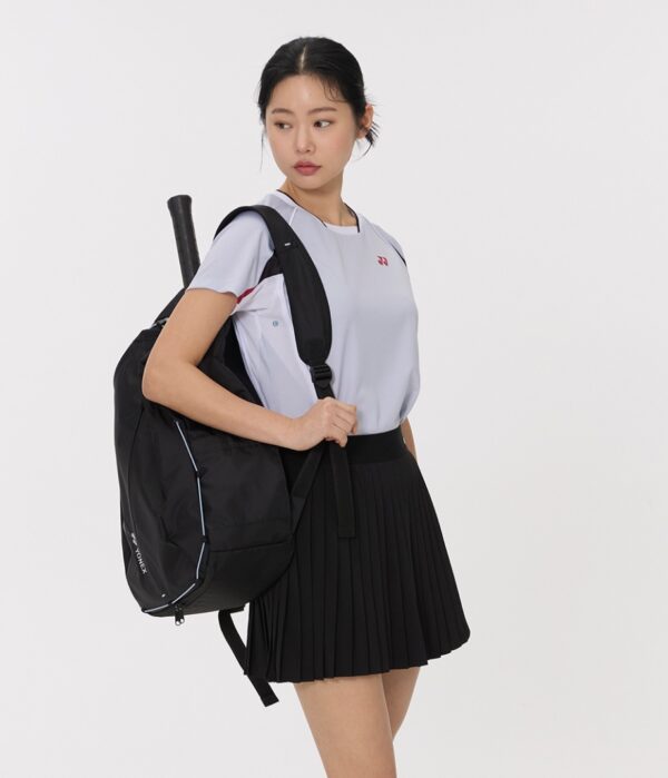 Yonex-2026鐵灰排汗紅標短袖(女)